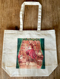 Holiday Library Canvas Tote