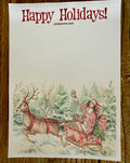 Happy Holidays Notepad